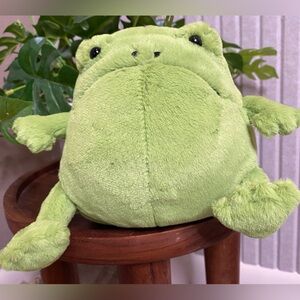 Ricky Rain Frog Stuffed Animal, Medium 7 Inches - Amphibian Plush Toy - Classic